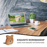 2PCS Animal Bear Modeling Bookends Metal Iron Bookends Book Holding Stands Cabin Decorative Farmhouse Rustic Bookshelf Decor Tabletop Shelves Nonskid Book Stoppers Cabilock