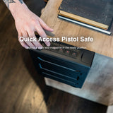 VAULTEK Slider Series Rugged Smart Handgun Safe Quick Auto-Open Sliding Door Pistol Safe with Rechargeable Li-ion Battery (Biometric + ViSN WiFi) VAULTEK