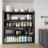 STEELIST 3000LBS Garage Shelves, 48W Metal Shelves for Storage, 5-Tier Shelving Unit with Adjustable Shelves, 24" D X 47.2" W X 84" H Industrial Shelving Utility Shelf for Warehouse, Basement STEELIST