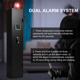 Marcree 2-3 Gun Safe, Biometric Gun Cabinet for Rifles and Pistols, Rifle Gun Safe with Dual Alarm System, Shotgun Safe with Removable Shelf and Mute Function, Fingerprint Lock Marcree