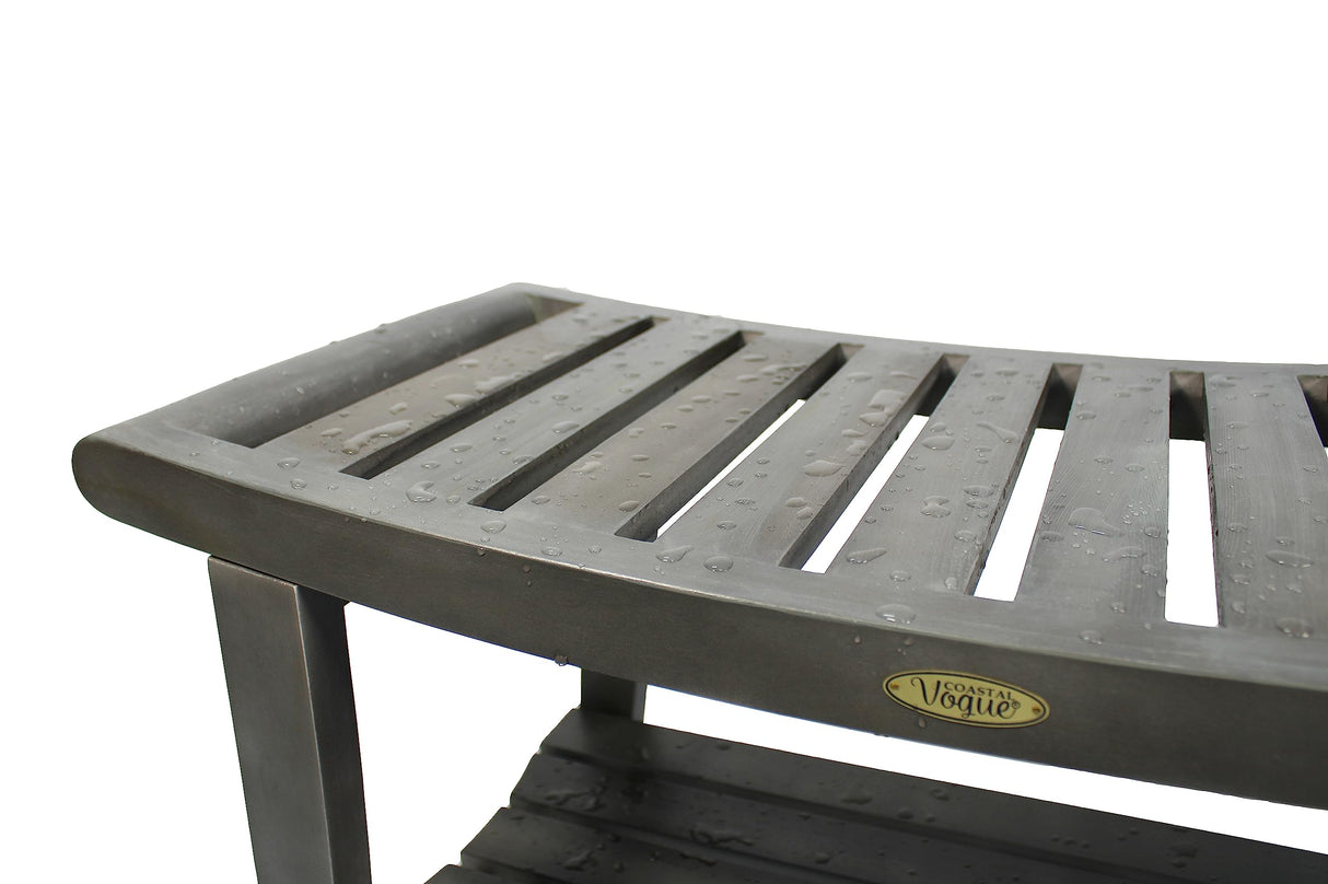 30 Inch, Teak Shower Bench, Teak Shower Stool, Shower Benches for Inside Shower, Teak Bench Shower, Teak Shower Seat, Wooden Shower Bench EcoDecors