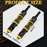 MorningRo 3 Pcs Self Centering Hinge Drill Bit Set 5mm 1/4 Black Reaming Drilling Hinge Drill Bits Wood Plastic 1/4 Inch Hex Shank 5mm Boring Door Window Cabinet Opening Tool DIY MorningRo