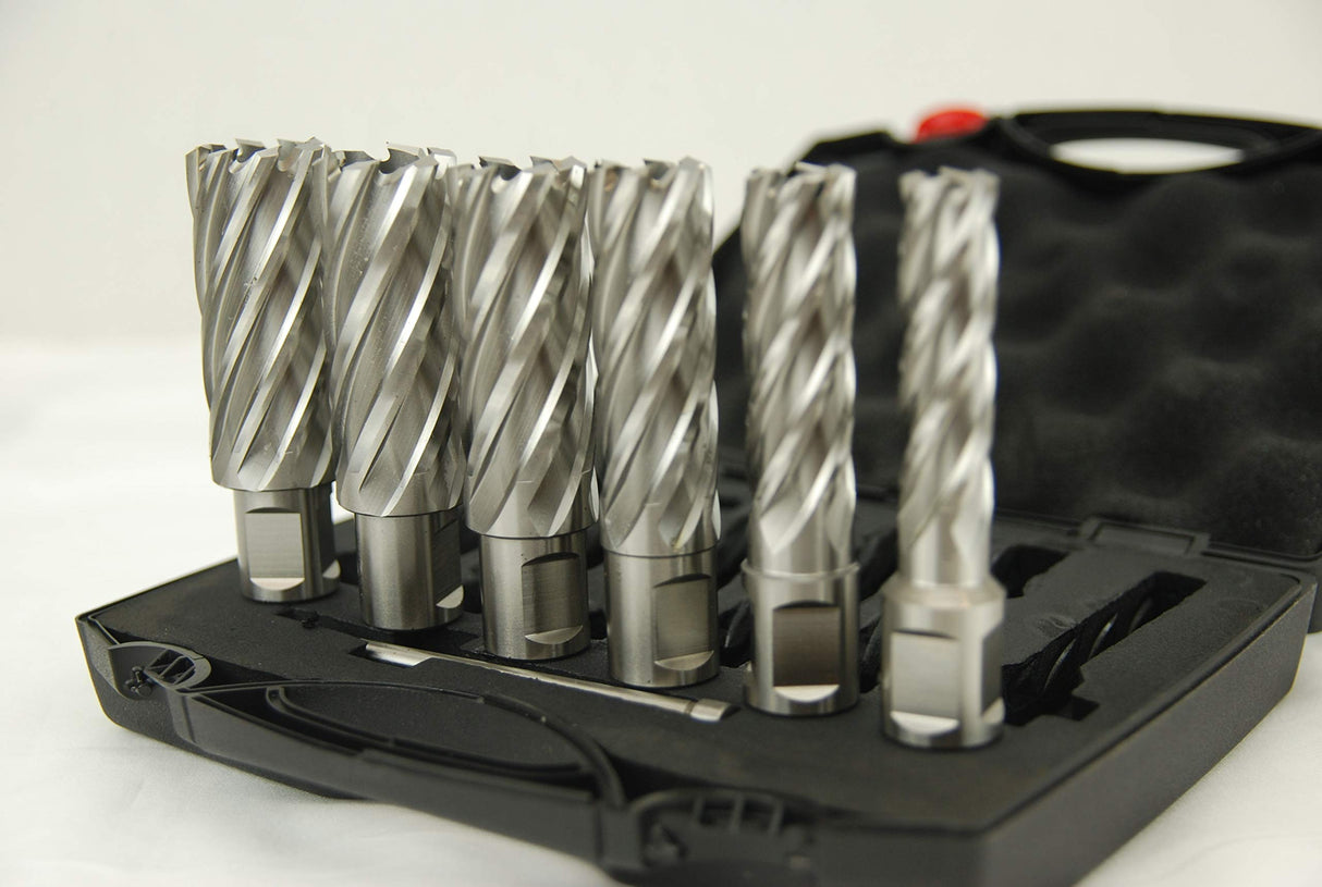 BLUEROCK Magnetic Drill Model BLACK BRM-35-B w/ 2" Annular Cutter Set Mag Set BLUEROCK