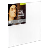 Ampersand Art Supply Wood Gesso Artist Painting Panel: Primed Smooth, 12" x 12", 1/8" Flat Profile Ampersand Art Supply