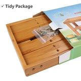 ASelected Bamboo Shower Stool Small 13 Inch Wood Shower Bench Waterproof Wooden Foot Stool with Storage Shelf for Small Spaces Bathroom Bedside Inside Shower Entryway Shoe Spa Bench ASelected