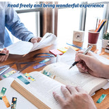 48 Pieces Magnetic Bookmarks Magnet Page Markers - Book Marks for Reading Women & Men with Storage Boxes - Cute Magnet Bookmark Clips for Reading Pleasure LUAVIARU