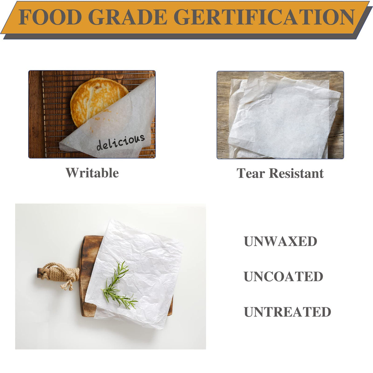 NACHLYNN 70 Pieces White Butcher Paper for Sublimation 12 x 12 inch Square Meat Sheet Paper Precut Butcher Paper No Wax Butcher Paper Disposable Butcher Paper Sheets for Wrapping Meat Heat Press NACHLYNN