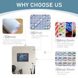 JOASURA Tiger Diamond Painting Kits for Adults,DIY Diamond Art Painting Round Full Drill 12x16in,5D Diamond Dots Art for Beginning Home Wall Decor JOASURA