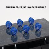 Siraya Tech Cast 3D Printer Resin Best Balance of Easy Burning and Printing Smooth Surface High Resolution Castable 405nm UV-Curing Resin for Jewelry and Metal Parts (Royal Blue, 1kg) Siraya Tech