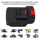 MUNEFE Baery Adapter, 18V To 20V Baery Adapter, Power Tool Lithium Baery Converters Adaptor for Woodworking Cordless Power Tool MUNEFE