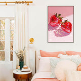 RYMILIE Strawberry Diamond Art Painting Kits for Adults, Full Drill Diamond Dots Paintings for Beginners, Round 5D Paint with Diamonds Pictures Gem Art Painting Kits DIY Crafts Kits 【11.8x15.7inch】 RYMILIE