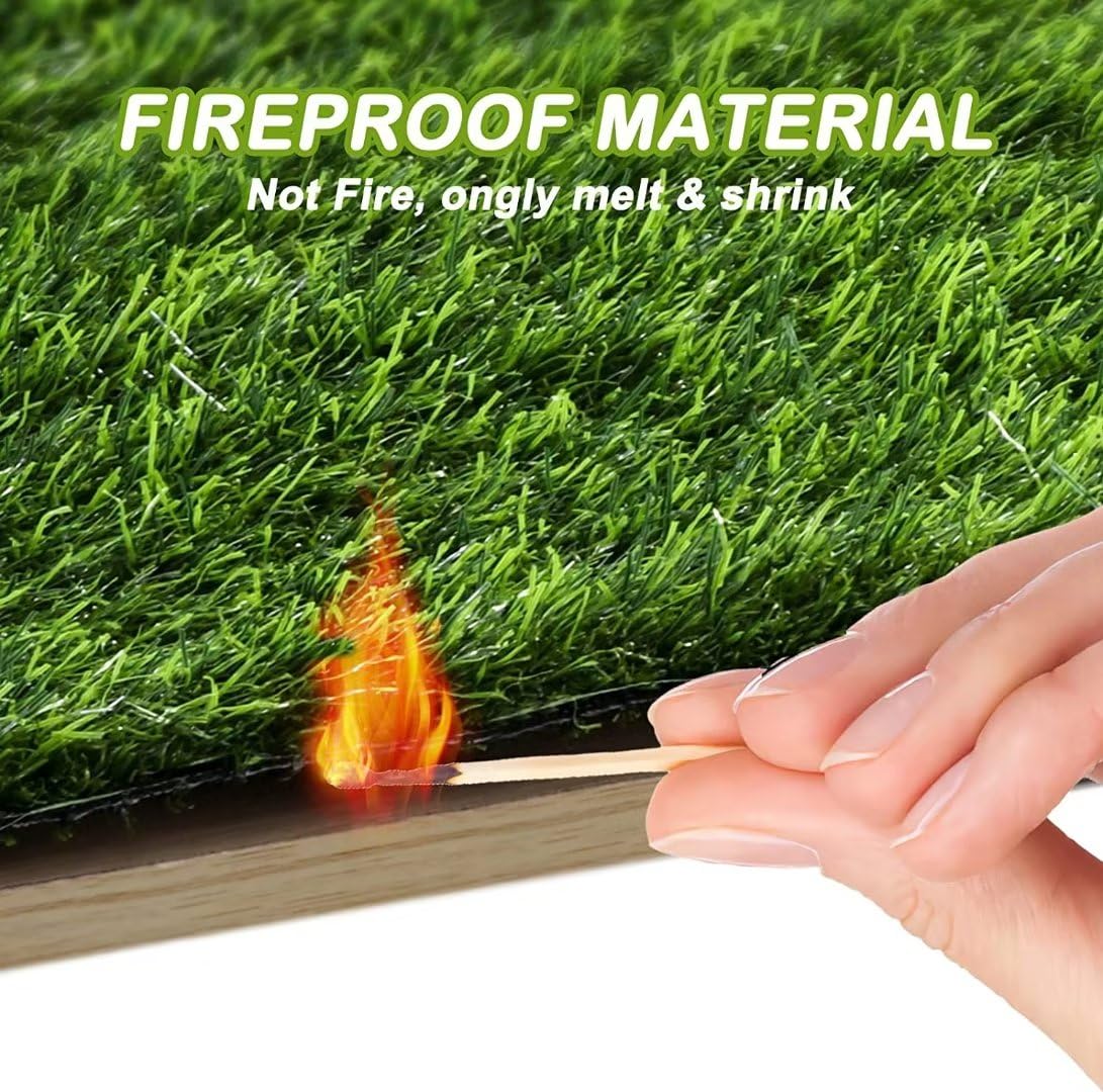 CooZero Artificial Grass, Professional Dog Grass Mat, Potty Training Rug and Replacement Turf Outdoor Rug Patio Lawn Decoration, Easy to Clean with Drainage Holes(47.3x31.5 inches) CooZero