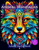 Animal Mandalas Adult Coloring Book: Animal Mandala Coloring Book For Adults To Improve Mindfulness | Stress Relief And Relaxation Majosta