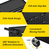 On Shine 8 Drawer Rolling Tool Chest, Large Capacity Rolling Tool Box With Wheels, Locking Mechanical Tool Chest, Portable Tool Box with Sliding Drawers,Metal Tool box for Garage Workshop (Black) On Shine