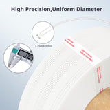 ANYCUBIC PLA Filament Refill 1.75mm, 3D Printer Filament, for Reusable Spools, Dimensional Accuracy +/- 0.02mm, Fit with Most Reusable Spools, 1KG, White ANYCUBIC