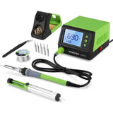 WORKPRO Soldering Station, 60W Soldering Iron Kit with Digital Display and 5 Extra Iron Tips, Precision Temperature Control Solder Station for Electronic Repair, DIY Enthusiasts and Jewelry Makers WORKPRO