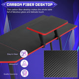 NChanmar L Shaped Gaming Desk, Computer Corner Desk with Monitor Riser Stand, Home Office Desk Corner Desk for Studying, Working, L Desk with Large Desktop, Black NChanmar