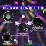 SAYOK Inflatable Nightclub 18x15x15 Ft, Inflatable Party Tent with Disco Ball Light, Inflatable Night Club Tent for Adults Wedding Birthday Backyard Party Business SAYOK