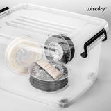 wisedry 112 Gram [4 Packs] Silica Gel Desiccant Packs for Larger Container Desiccant Bags with Orange Indicating Beads for 3D Printer Filament Gun Safe Camera Electronics Equipment Food Grade wisedry