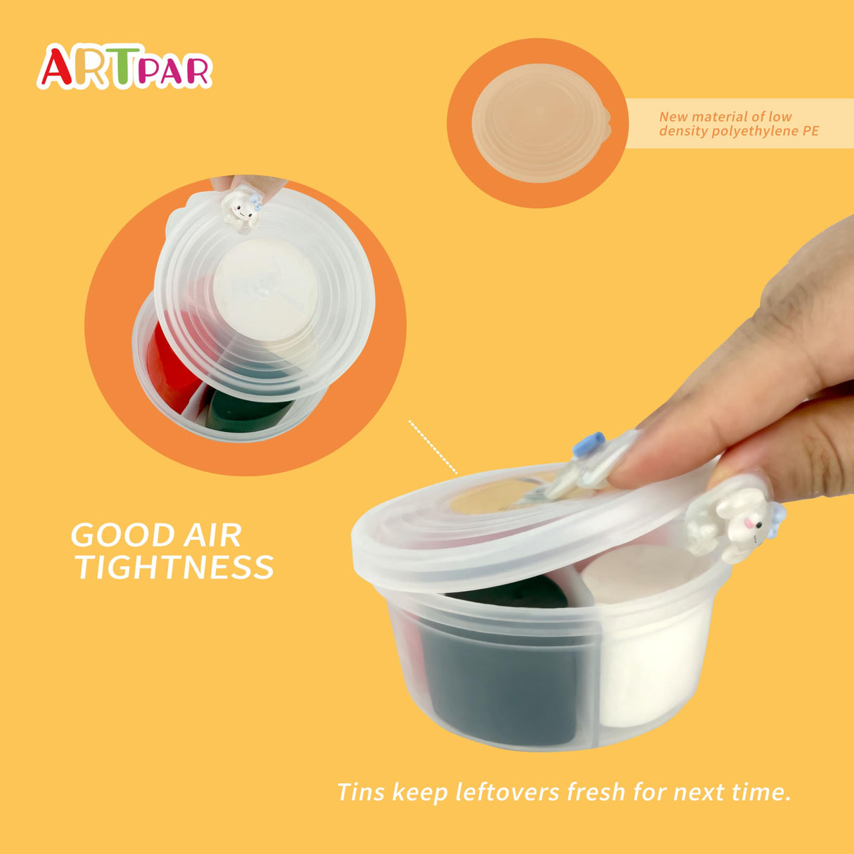 ARTPAR Air Dry Clay Kits for Kids-Modeling Magic Clay,12 Animals DIY Molding Clay Art Crafts Set,Ultra Light & Soft, Safe & Non-Toxic with Sculpting Tools & Tutorials, Unique Gifts for Boys & Girls ARTPAR