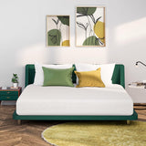 NEO SLEEP 10 Inch King Cooling Green Tea Gel Memory Foam Medium-Firm Mattress Pressure Relief CertiPUR-US Certified Mattress-in-a-Box Kids and Adults No Fiberglass (King, 10 in) NEO SLEEP