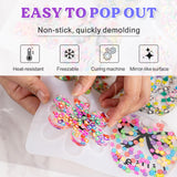 LET'S RESIN Name Plates Resin Molds, 16 Cavities 2Pcs Silicone Name Tag Resin Molds for Tumbler Cup Lid, Epoxy Resin Molds for Stanley Cups, Keychain, Resin Art LET'S RESIN