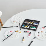 Elan Professional Oil Paint Set, 24 Vibrant Colors Mini Tubes 0.4fl oz, Non-toxic Oil Paints for Canvas Painting, Art Paints for Adults & Artists Elan