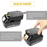 Ensayeer Power Wheel Adapter with Fuse & Switch, Secure Battery Adapter for 18V Lithium Battery, with 12 Gauge Wire, Good Power Convertor for DIY Ride On Truck, Robotics, RC Toys and Work Lights Ensayeer