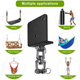 Punching Bag Hanger 1000 LB Capacity 360° Rotatio Heavy Bag Mount Beam Hanger Bracket for Boxing Bag Heavy Bag Hanging Kit for Muay Thai Training BeneLabel