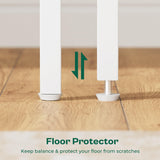 Huuger Tall Dresser for Bedroom, 6 Drawer Dresser & Chests of Drawers, Fabric Dresser for Closet, Bedroom, Night Stand, End Table with Metal Frame, Storage Tower with Fabric Bins, PU Leather, White Huuger