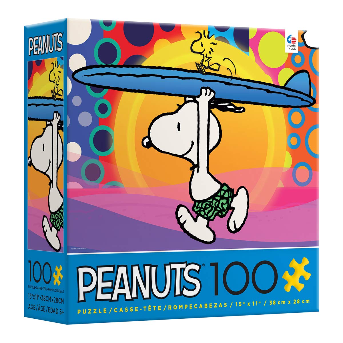Ceaco - Peanuts - Surf City - 100 Piece Jigsaw Puzzle Ceaco
