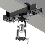 Punching Bag Hanger,Beam Clamp Heavy Bag Mount,Heavy Duty Holder for Boxing,Heavy Bag hangerStainless Steel Swivel Chain with Carabiner (3.5 to 5.5") Foozet