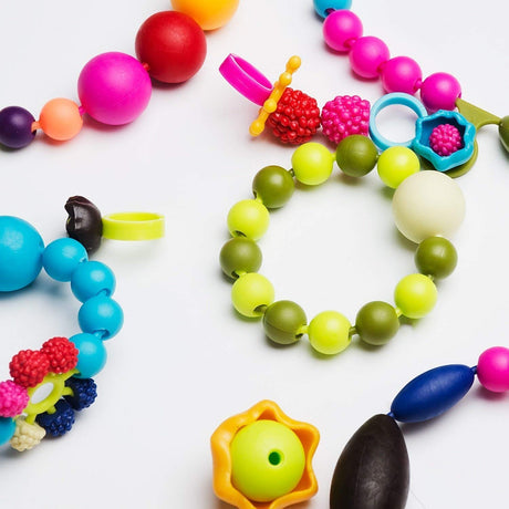 GILI Pop Beads - Jewelry Making Kit for 3 4 5 6 7 8 Year Old Little Girls - Arts and Crafts Toys for Kids Age 4yr-8yr - Necklace Bracelet Creativity Snap Set Top Best Christmas Birthday Gifts (500pcs) GILI