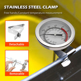 Candy Thermometer with Pot Clip and 8 Inch Probe (2 Packs)- Best Oil Thermometer for Frying,Candy Thermometer for Candy Making for Tall pots,Candle,Candy Making,Deep Frying Anicooking