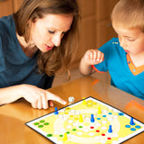 Zhanmai 4 Pcs Folding Blank Game Board, 18" x 18" DIY Create Make Your Own Game Board, Blank Quad Fold Dry Erase Battle for Family School Classroom DIY Activities Zhanmai