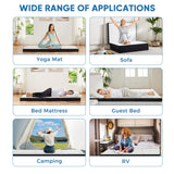 OLIXIS Tri-fold Memory Foam Mattress - 3 Inch Twin Size Portable Floor Bed, Foldable Mat for Kids and Adults, Collapsible and Washable Cover with CertiPUR-US Certified, for Travel & Camping & Yoga OLIXIS
