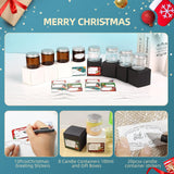 Hehinton Complete Candle Making Kits, Professional Double Boiler Wax Melting Pot, Wax Melter for Beginners, DIY Kits with Hot Plate, 2Lbs Soywax, Thermometer, Dye, 8 Candle Jars Hehinton