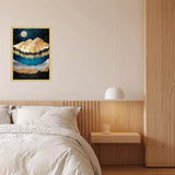 YUE ZHE Diamond Art Kits for Adults, DIY Mountain Diamond Art Kits Full Drill Diamond Painting Kit Abstract Scenery 5D Diamond Art Accessories for Beginner, Gem Art for Home Wall Decor (12 x 16in) YUE ZHE