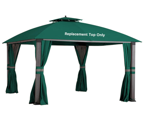 SCOCANOPY Replacement Cover for 10X12 Ft Eagle Brooke Soft Top Gazebo Model A101007600, A101007603, A101007604,(Forest Green) SCOCANOPY