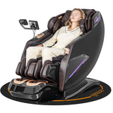 4D Massage Chairs Full Body,Zero Gravity SL-Track Shiatsu Massage Chair Recliner,Core Heating,20 Massage Techniques,Deep Yoga Stretch,Foot Rollers, Ai Voice,Touch Screen,Wireless Charging armali