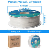 GIANTARM Glow in The Dark Rainbow Luminous PLA Filament 1.75mm, 1kg 3D Printer Multicolor Filament Gradient, Color Change in 10 Meters, with High Brightness, Fast Glow and Long Time Glowing GIANTARM