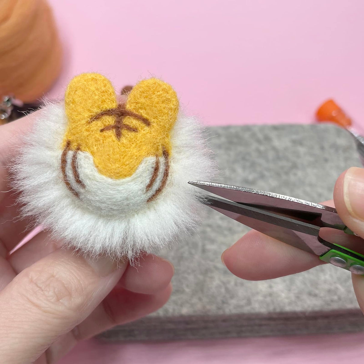 Needle Felting Kit, DIY Crafts for Adults Women, Hobby Kit with Felting Supplies,Felting Needles, Felting Wool and Tools for Beginners, Adult Craft Kits, Animal Kit 6pcs ZygoFelts