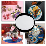 20 Inch Resin Table Molds, Large Round Silicone Resin Molds with 3 Pcs Hairpin Legs for Table, Epoxy Resin Topdesk Molds for Charcuterie Board, River Table, DIY Art Home Decoration Wadoy