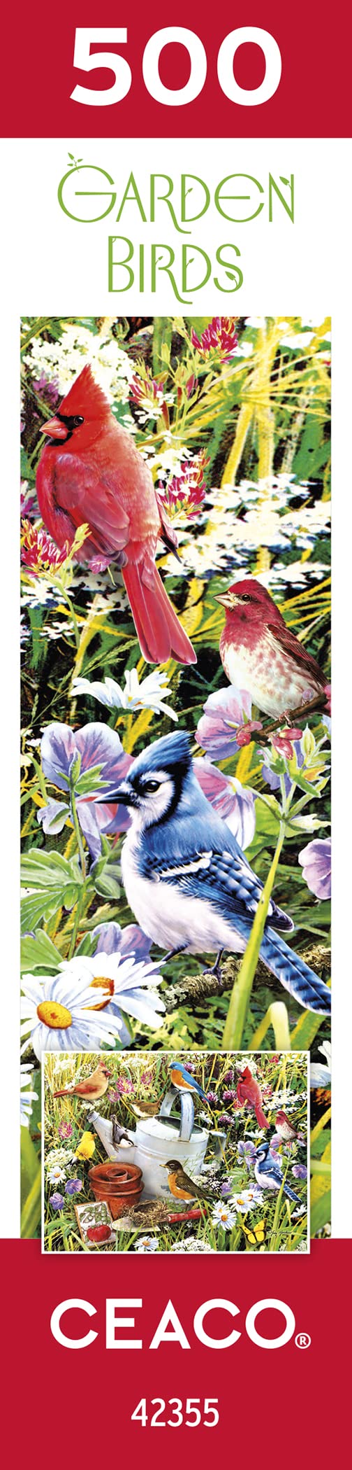 Ceaco - Garden Birds - 500 Piece Jigsaw Puzzle