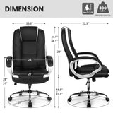 NEO CHAIR Office Chair Computer Desk Chair Gaming - Ergonomic High Back Cushion Lumbar Support with Wheels Comfortable Black Leather Racing Seat Adjustable Swivel Rolling Home Executive NEO CHAIR