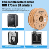 CCTREE ABS Filament 1.75mm, 1kg Spool, Dimensional Accuracy ±0.03mm, ABS+ 3D Printer Filament Plus, High Strength & Heat Resistance 3D Printing Filament, Skin CCTREE