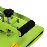 Heat Press Machine 9x12 Inch Clamshell Sublimation T Shirt Press, Multifunction Heat Press Transfer Machine for t Shirts, Bags, Mats, Puzzles,Garments,700W, Green SNKOURIN
