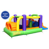 Bounceland Pro Racer Obstacle Bounce House with Dual Slides [Blower NOT Included], Bounce, Climb, Slide All in One, 19 ft x 9 ft x 7 ft H, Great for Big Party, Fun Racing Game for Teams Bounceland