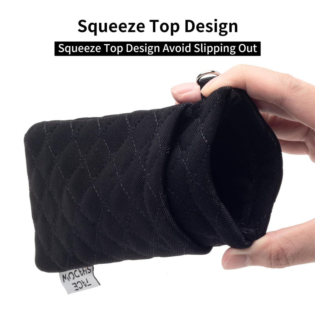 Face Shadow Double Eyeglasses Pouch Large Squeeze Top Microfiber Soft Glasses Case For Women With Cleaning Cloth Face Shadow