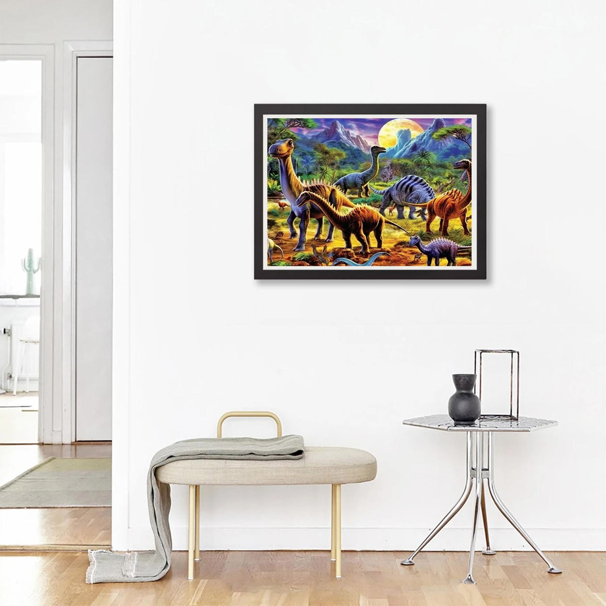 Kaliosy 5D Diamond Art Kits for Adults by Number Kits The Dinosaur Family, Diamond Painting Arts DIY DiamondingCraft Home Decor 30x40 cm (12x16 inch) LZ-795 (x14561) Kaliosy